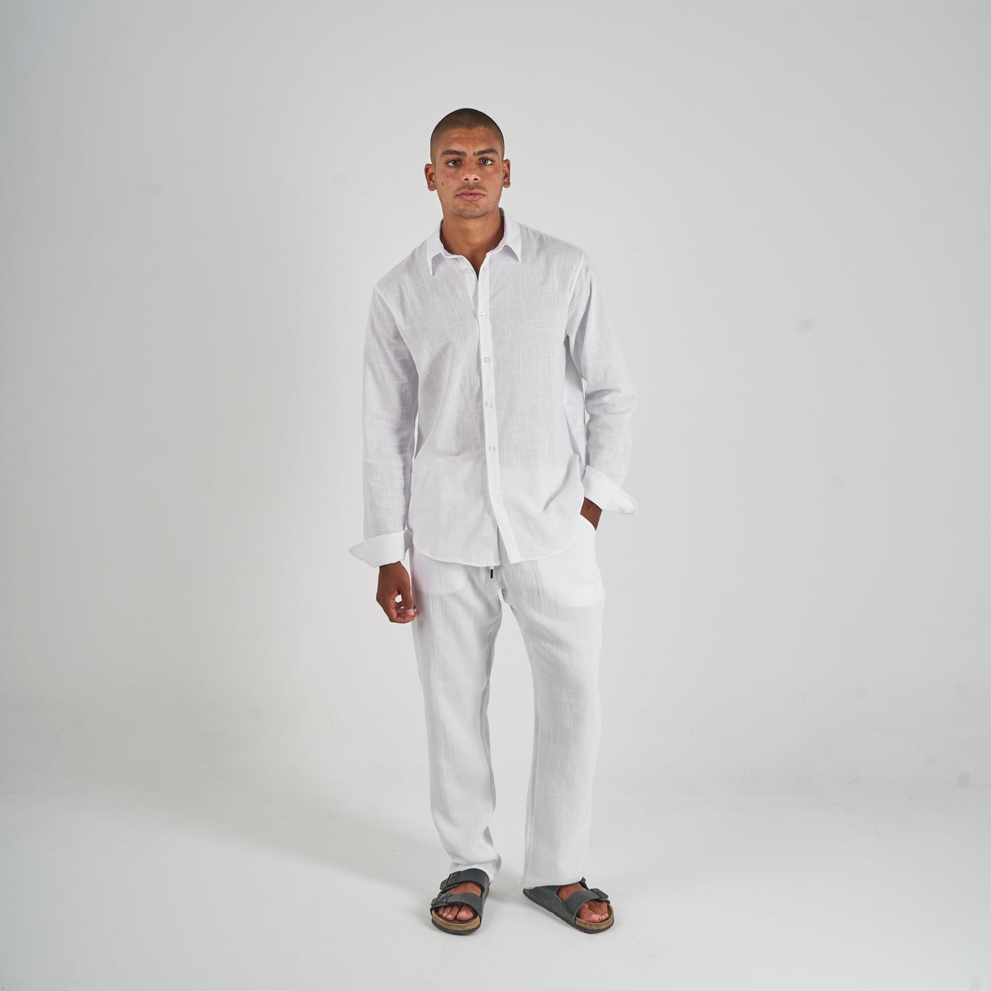White Linen Shirt