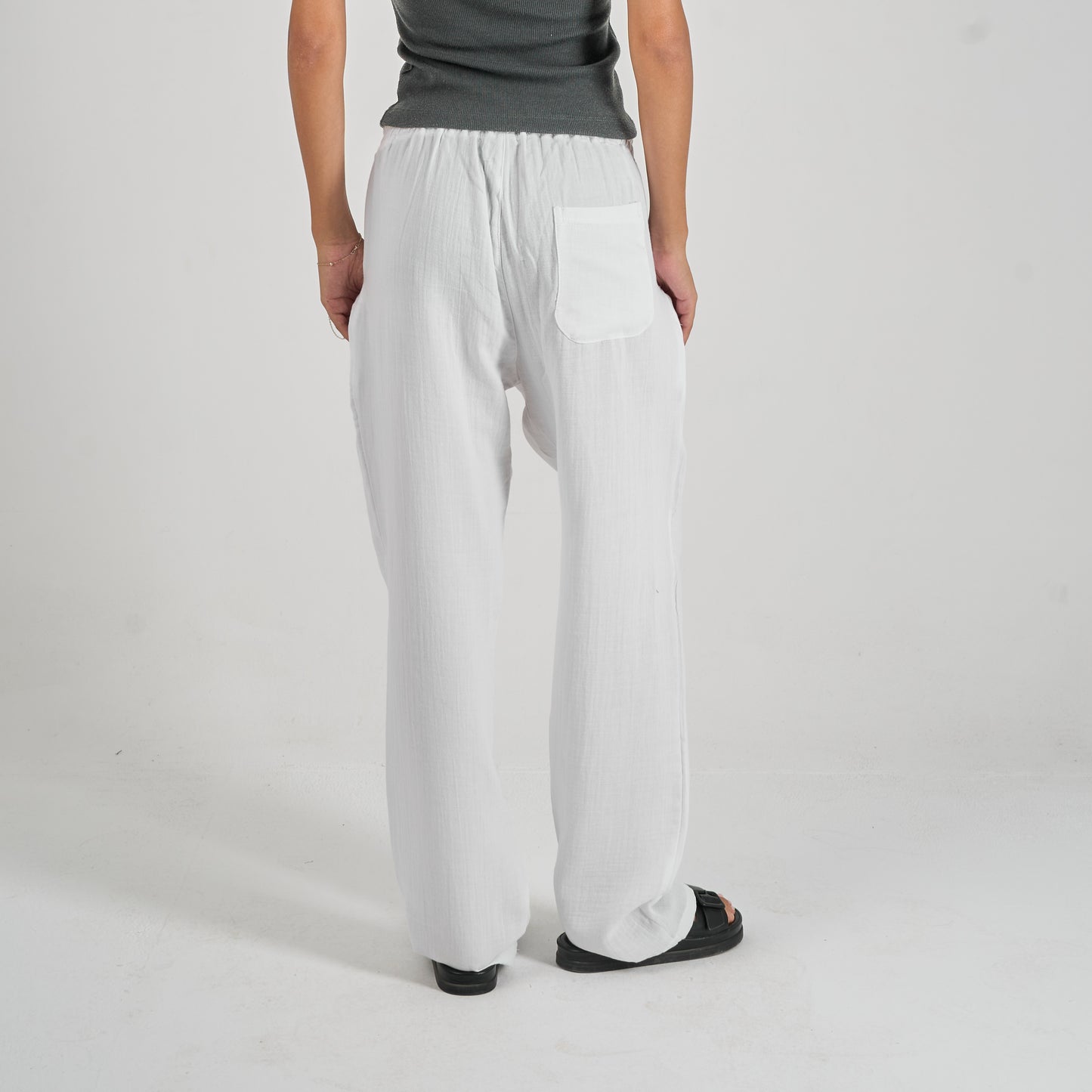 White Linen Pants