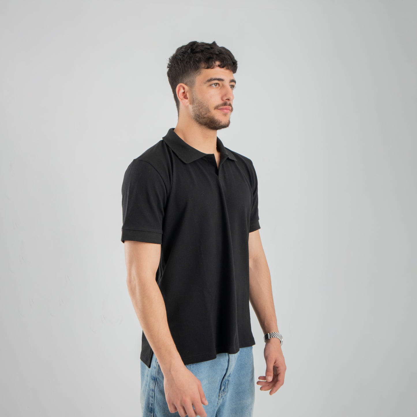 Polo T-shirt - Black