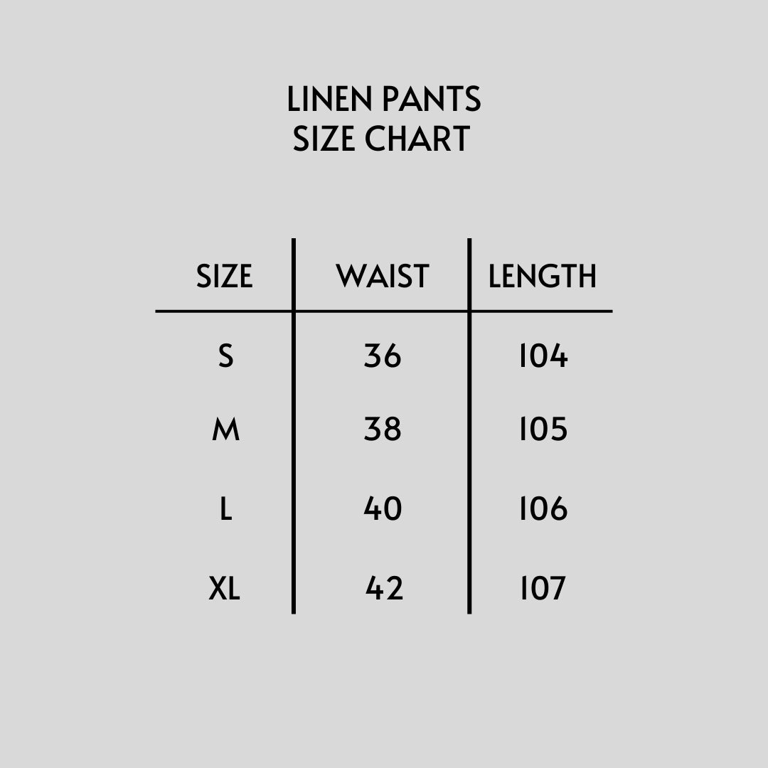 Beige Linen Pants