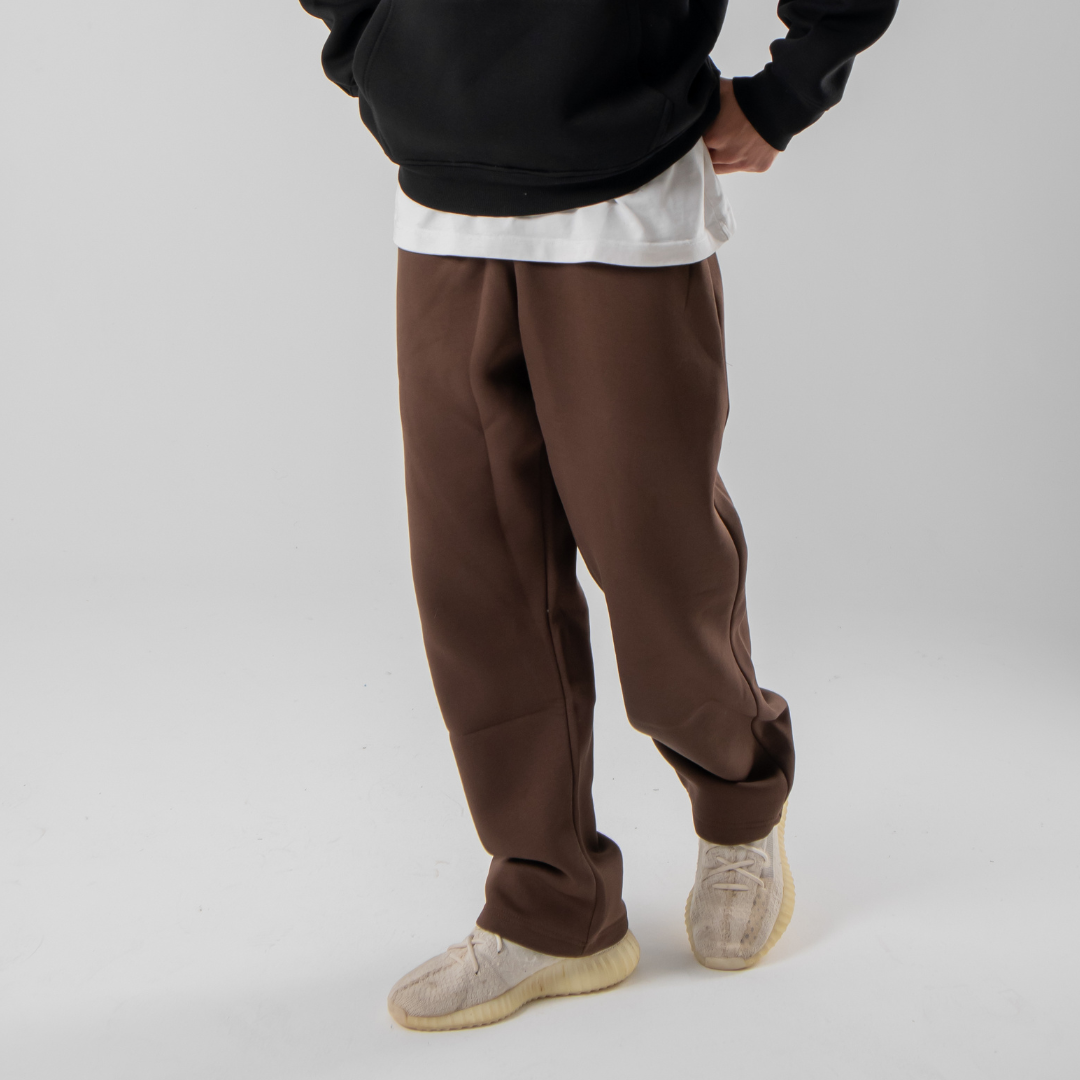 Relaxed Sweatpants - Brown