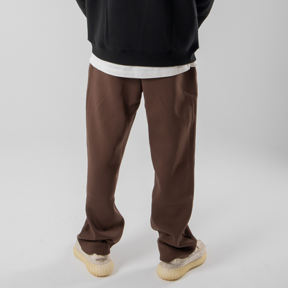 Relaxed Sweatpants - Brown