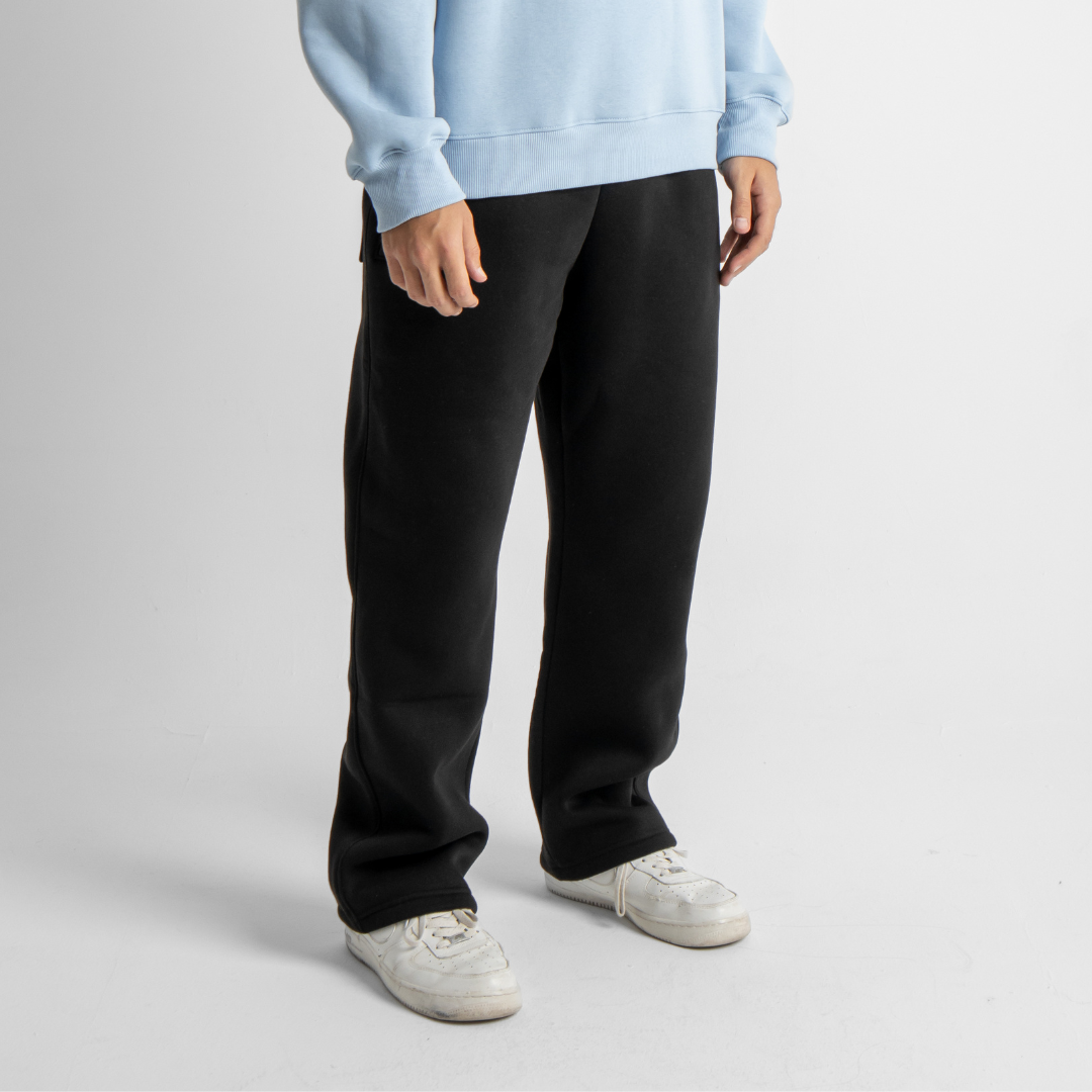 Relaxed Sweatpants - Black