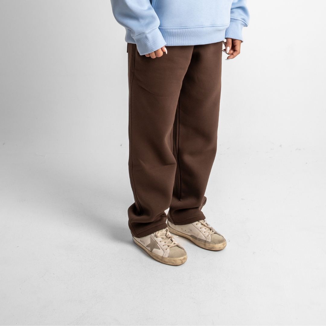 Relaxed Sweatpants - Brown
