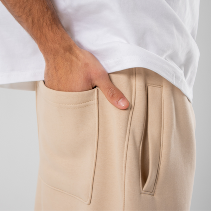 Relaxed Sweatpants - Beige