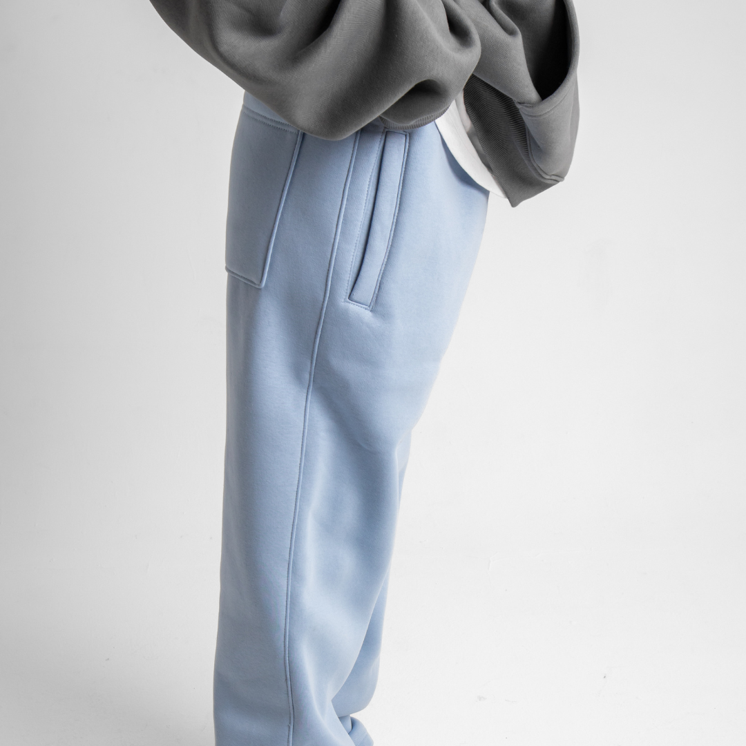 Relaxed Sweatpants - Light Blue