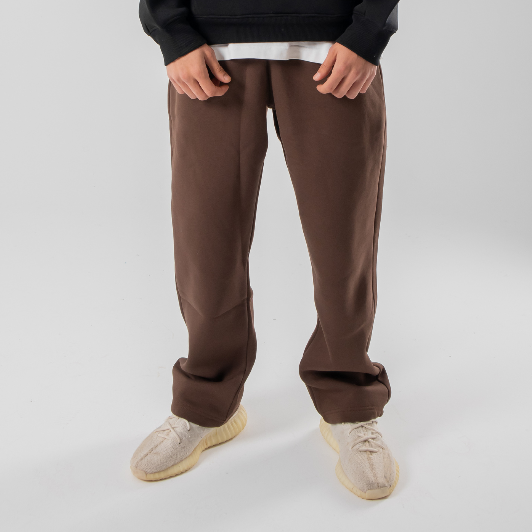 Relaxed Sweatpants - Brown