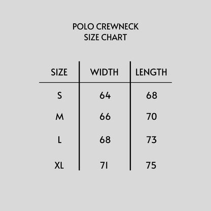 Polo Crewneck - Black