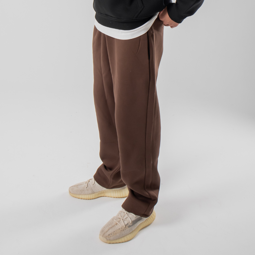 Relaxed Sweatpants - Brown
