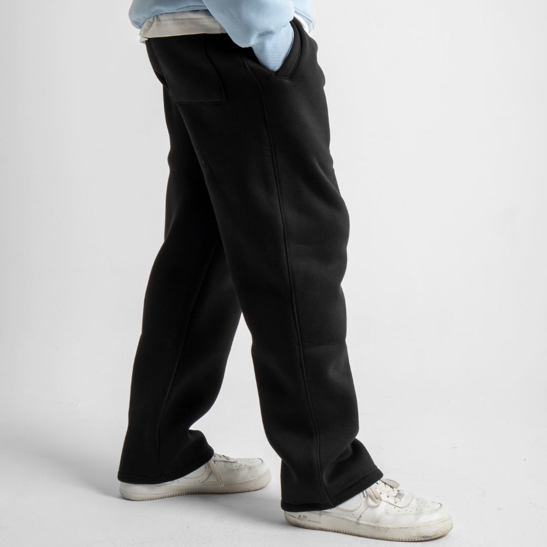 Relaxed Sweatpants - Black