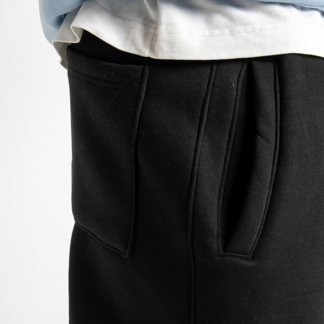 Relaxed Sweatpants - Black