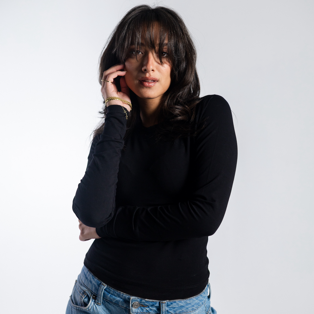 Cotton Long Sleeve Top