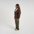 Drop Shoulder Zip-up