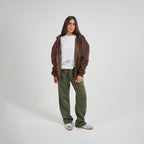 Drop Shoulder Zip-up