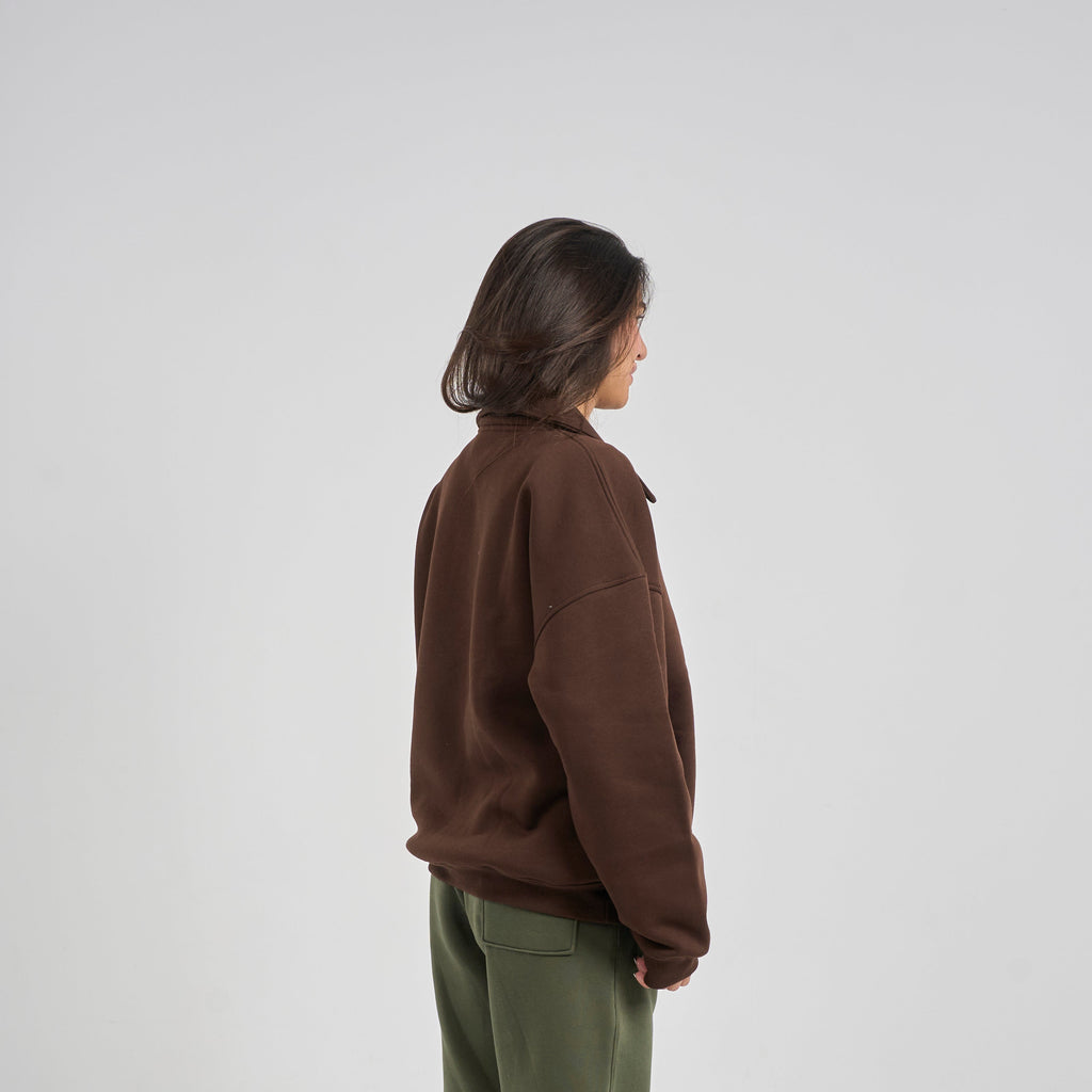 Polo Crewneck - Brown