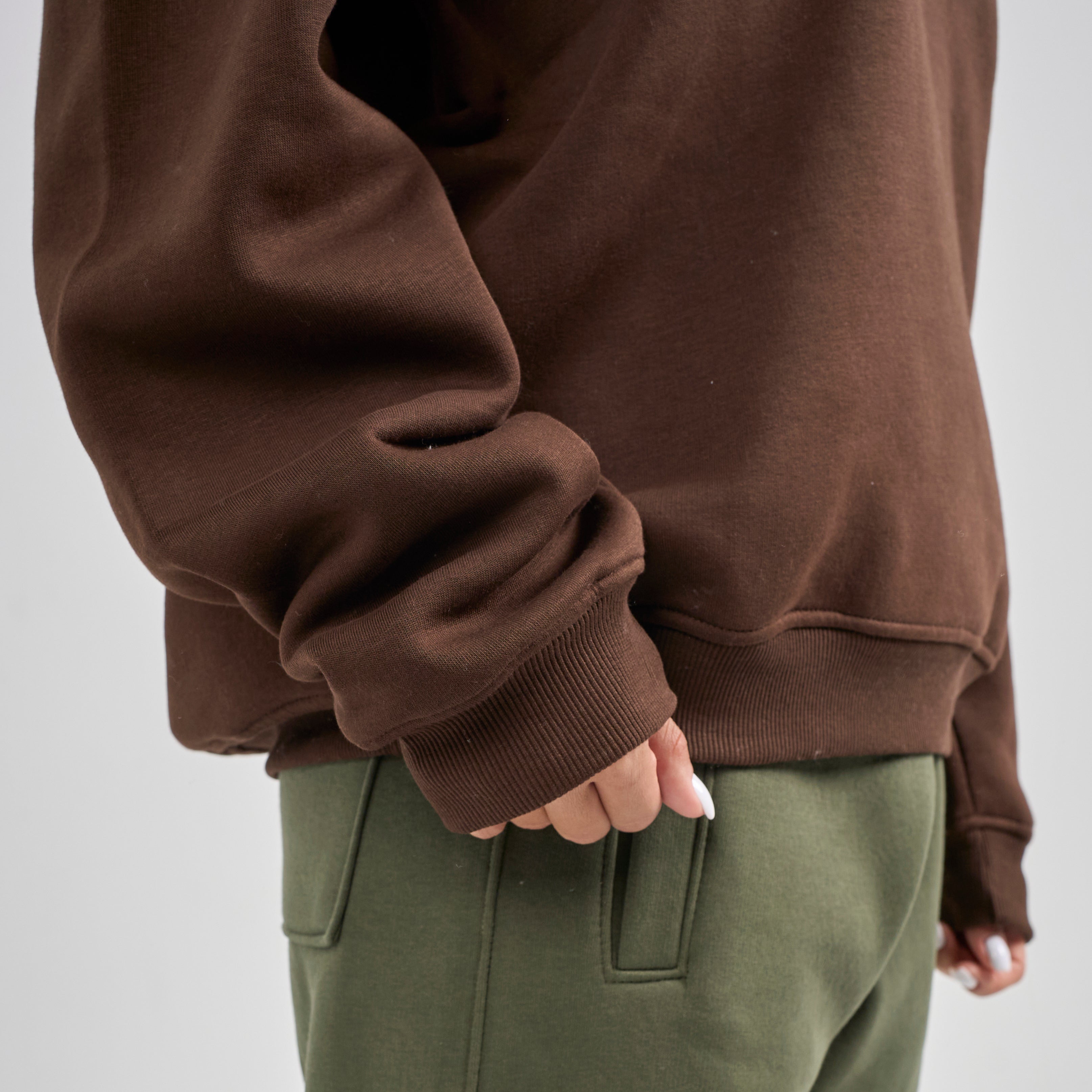Polo Crewneck - Brown