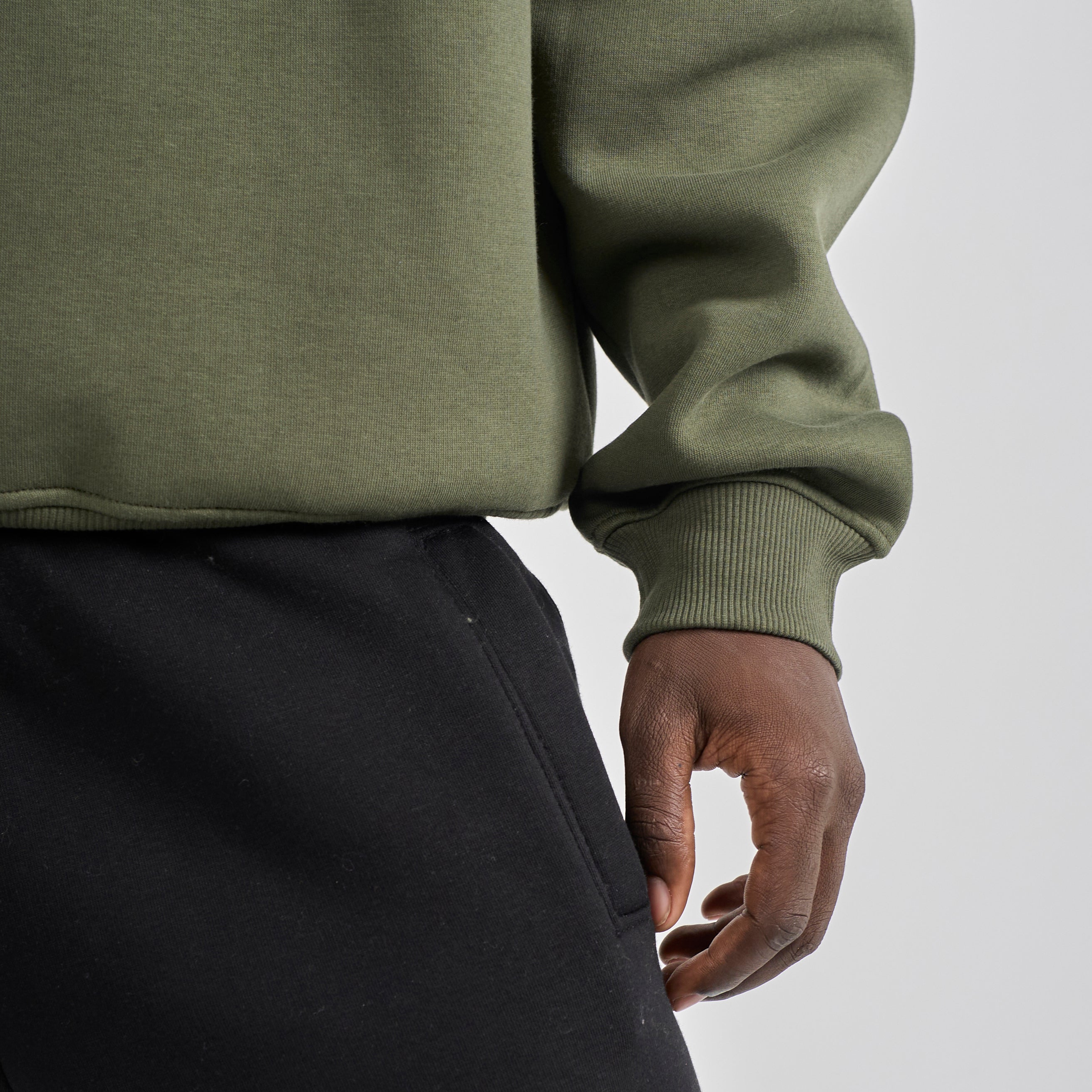 Polo Crewneck - Olive