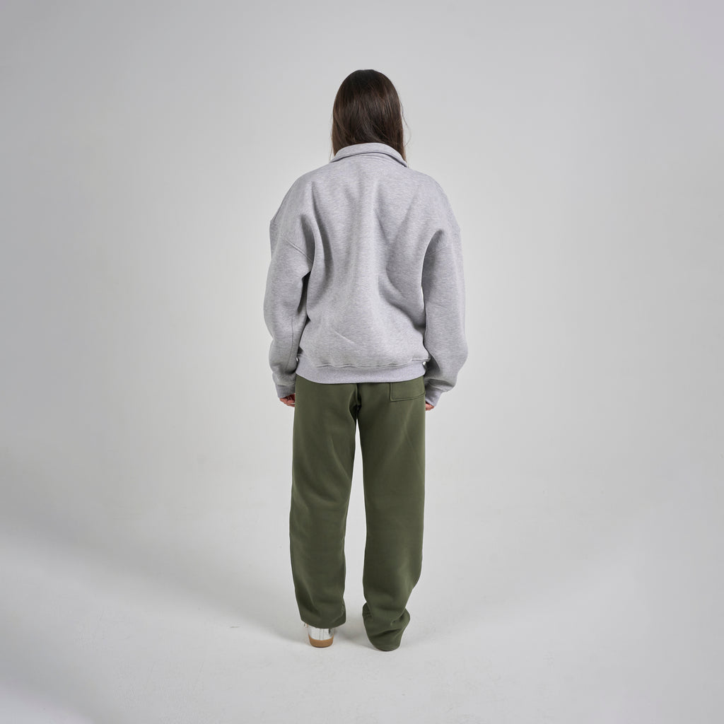 Polo Crewneck - Light Grey