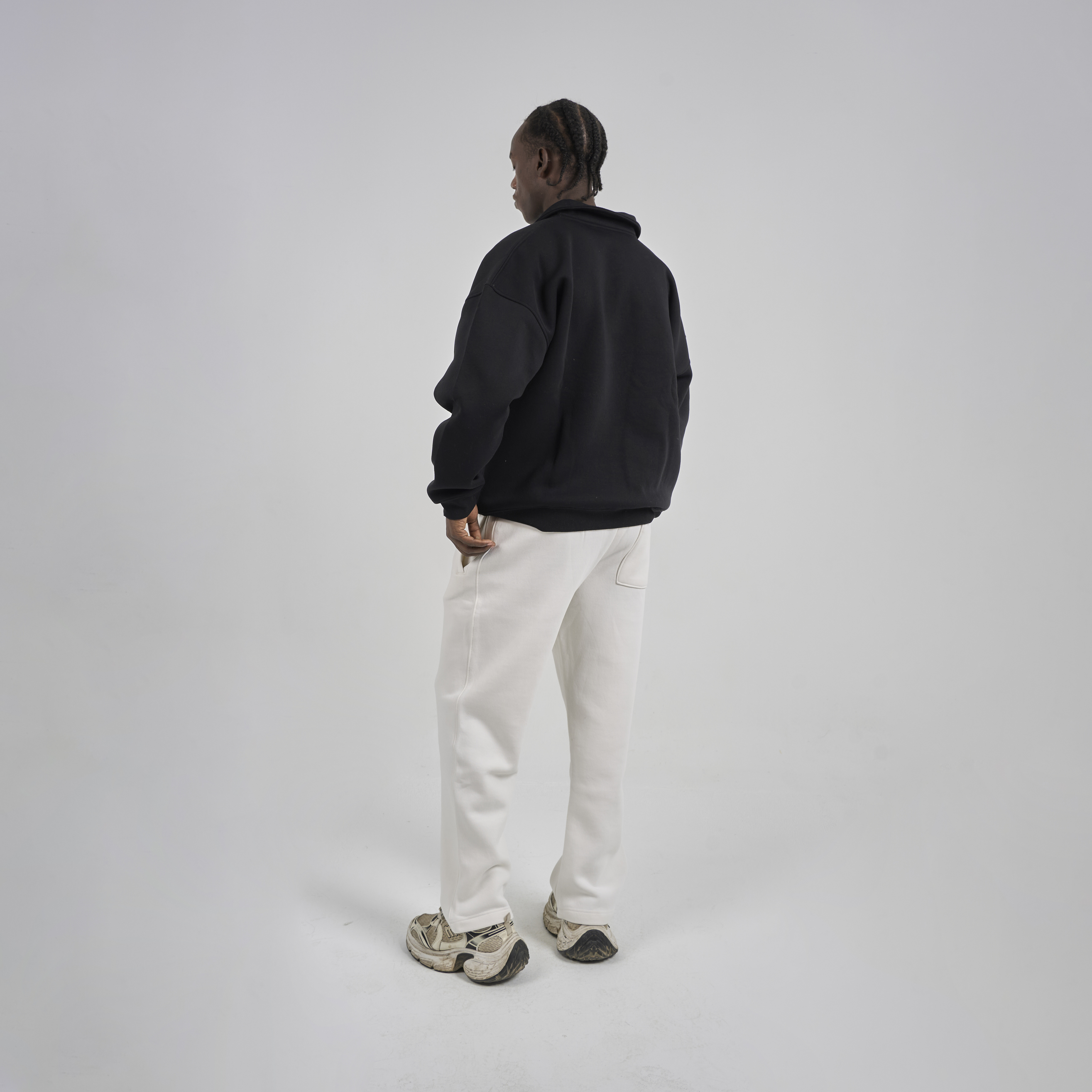 Polo Crewneck - Black