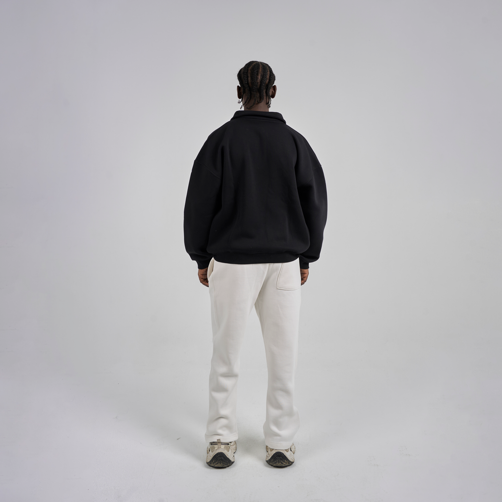 Polo Crewneck - Black