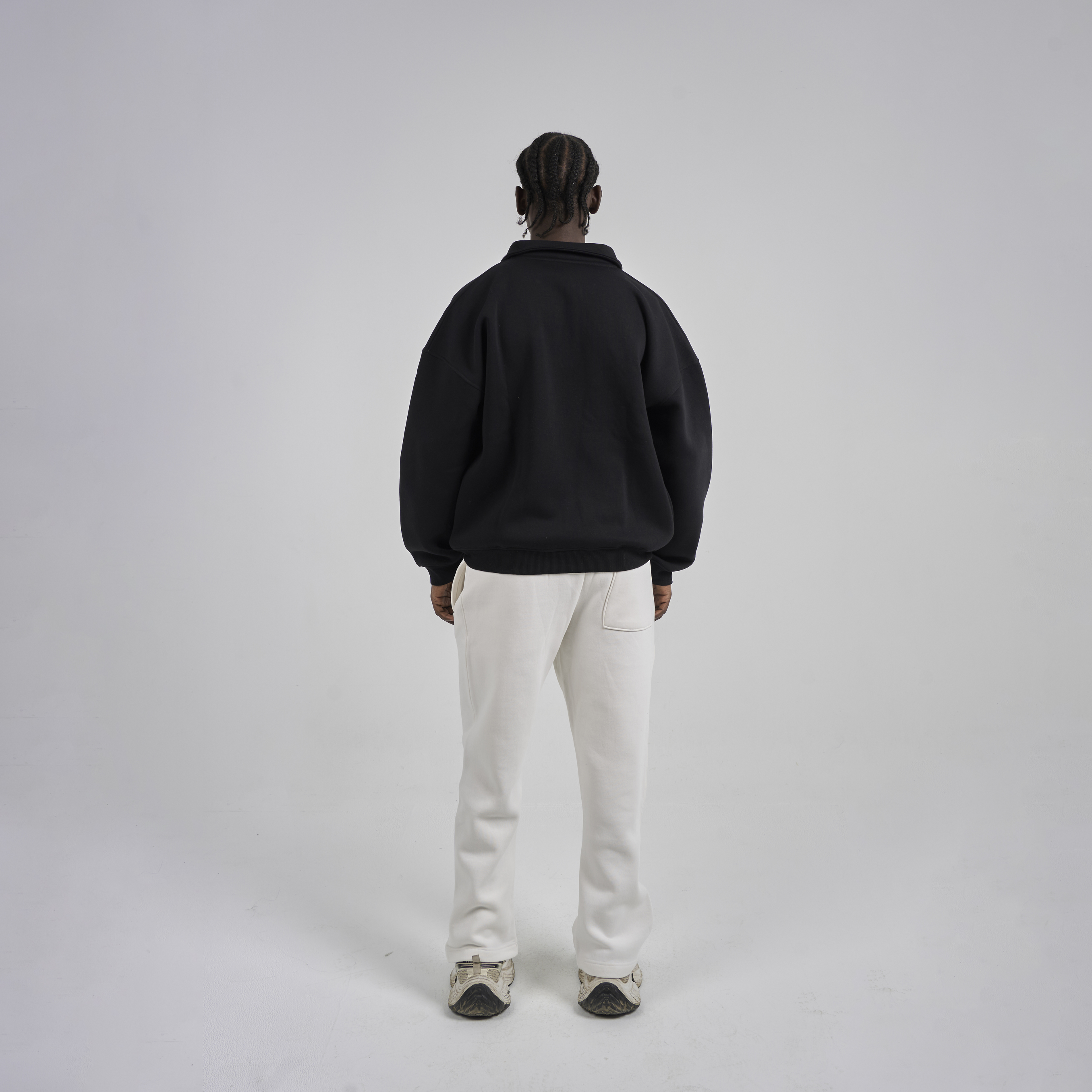 Polo Crewneck - Black