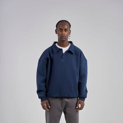 Polo Crewneck - Navy