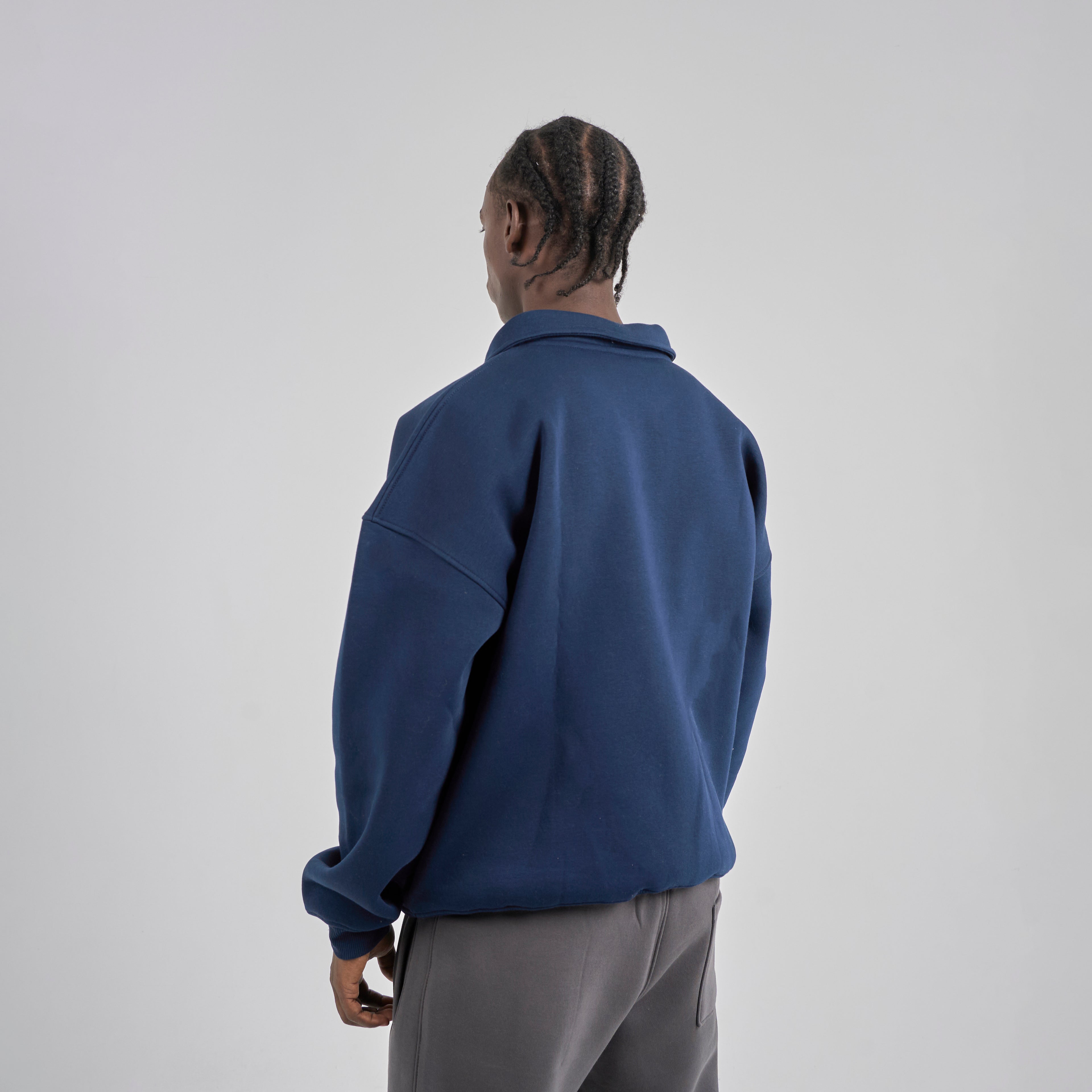 Polo Crewneck - Navy