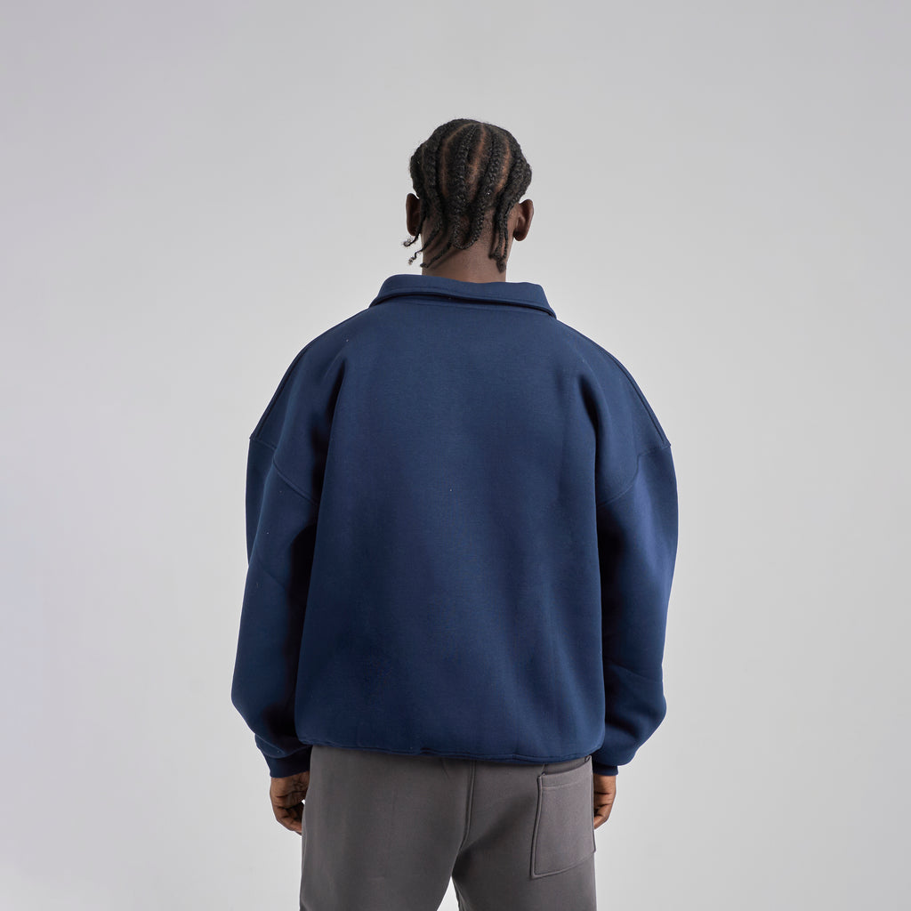 Polo Crewneck - Navy