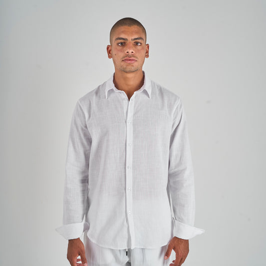 White Linen Shirt