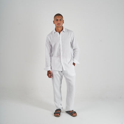 White Linen Shirt
