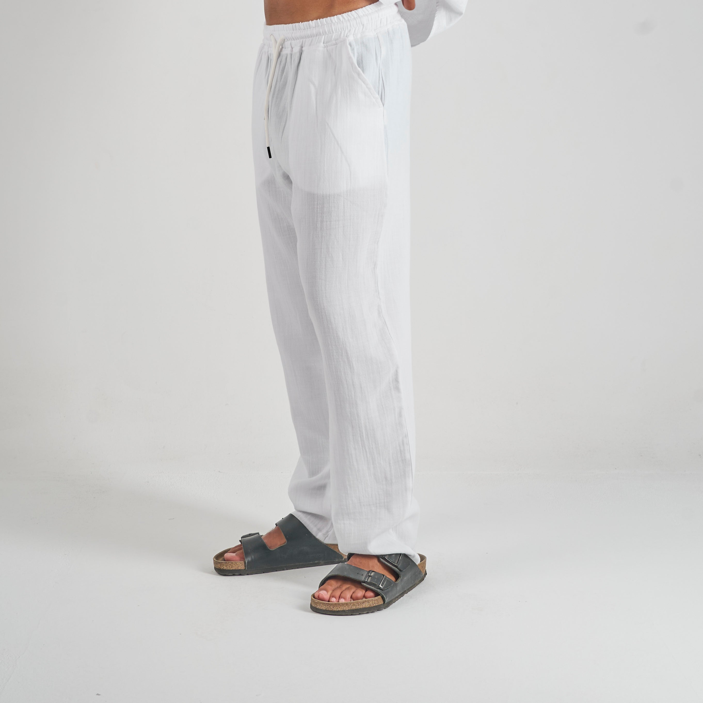 Linen Pants - White