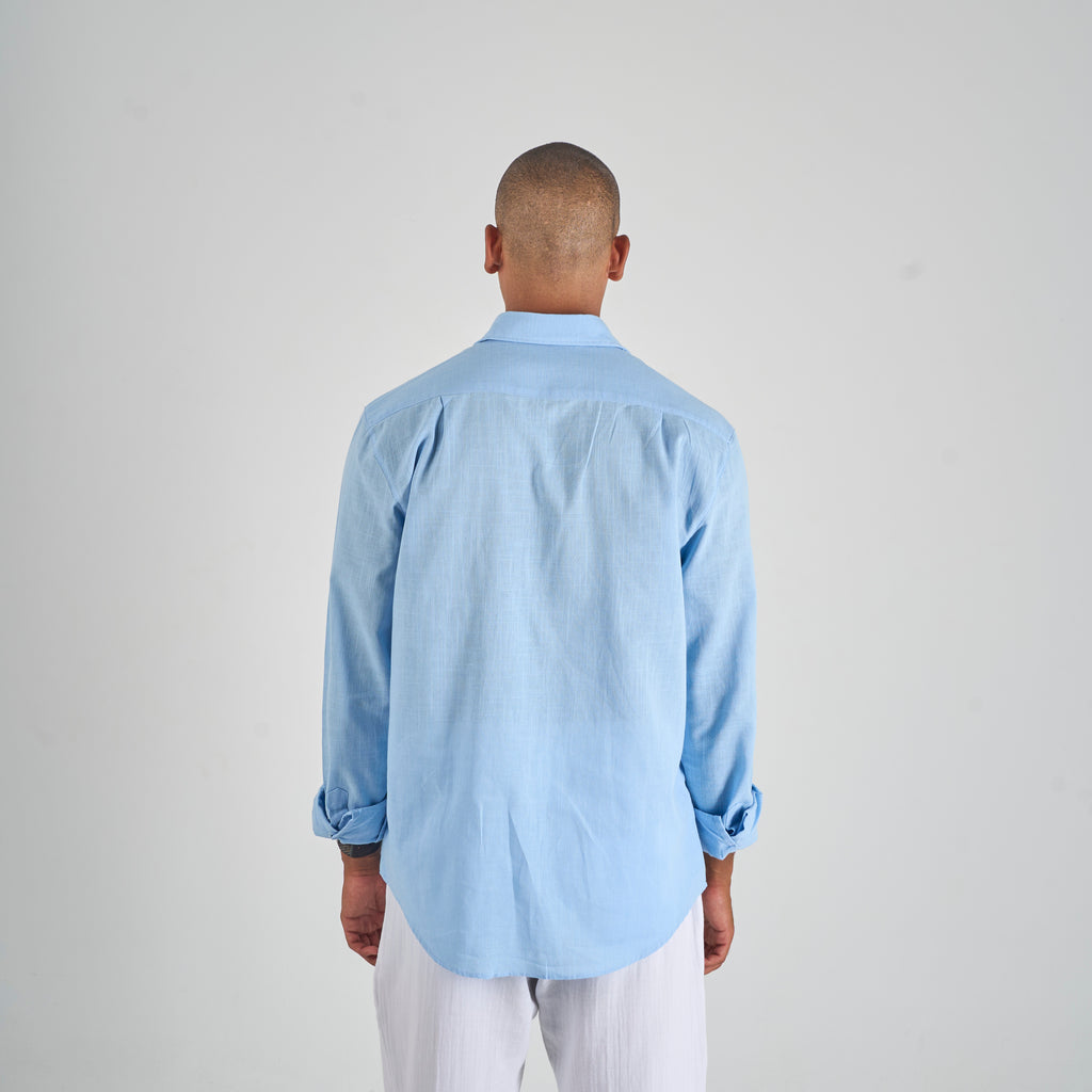 Linen Shirt - Light Blue