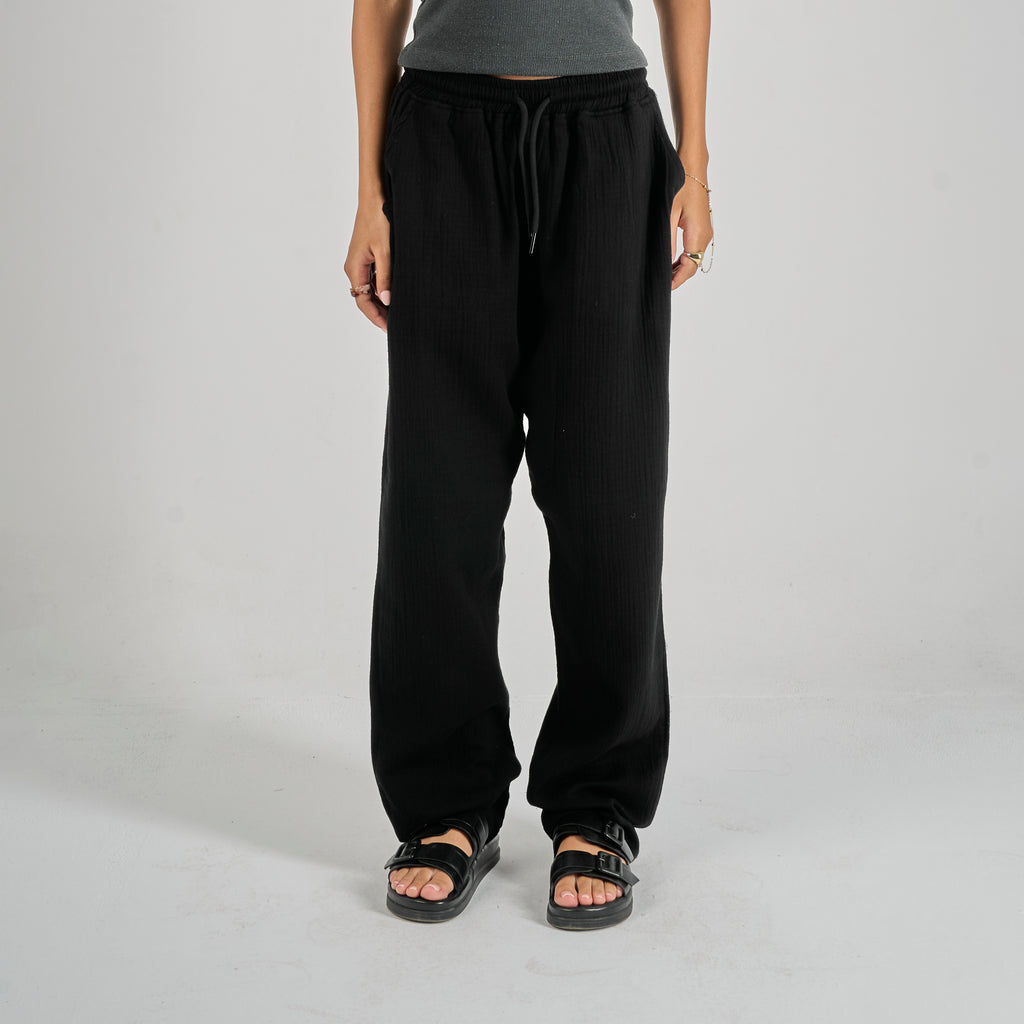 Linen Pants - Black