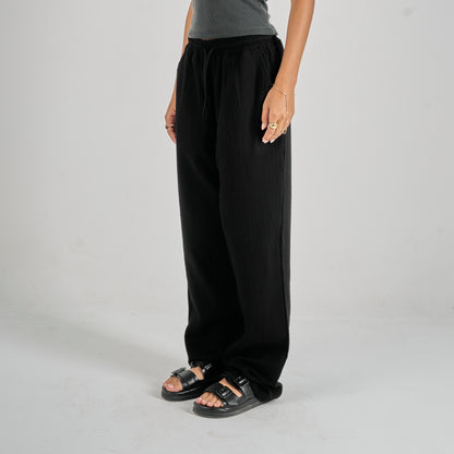 Black Linen Pants