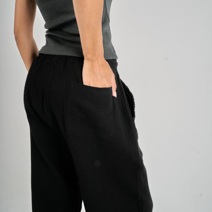 Black Linen Pants