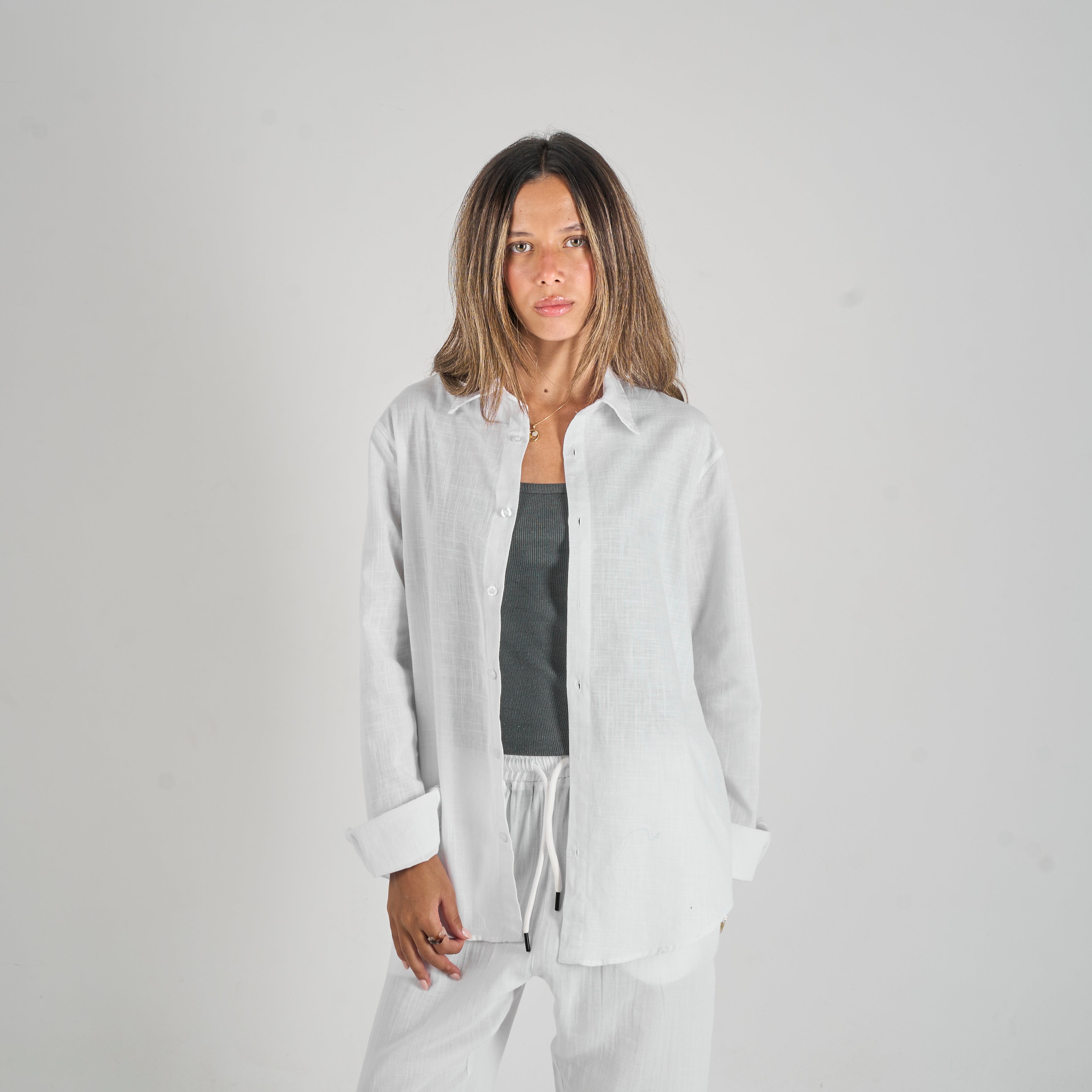 Linen Shirt - White