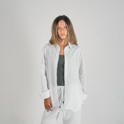 White Linen Shirt