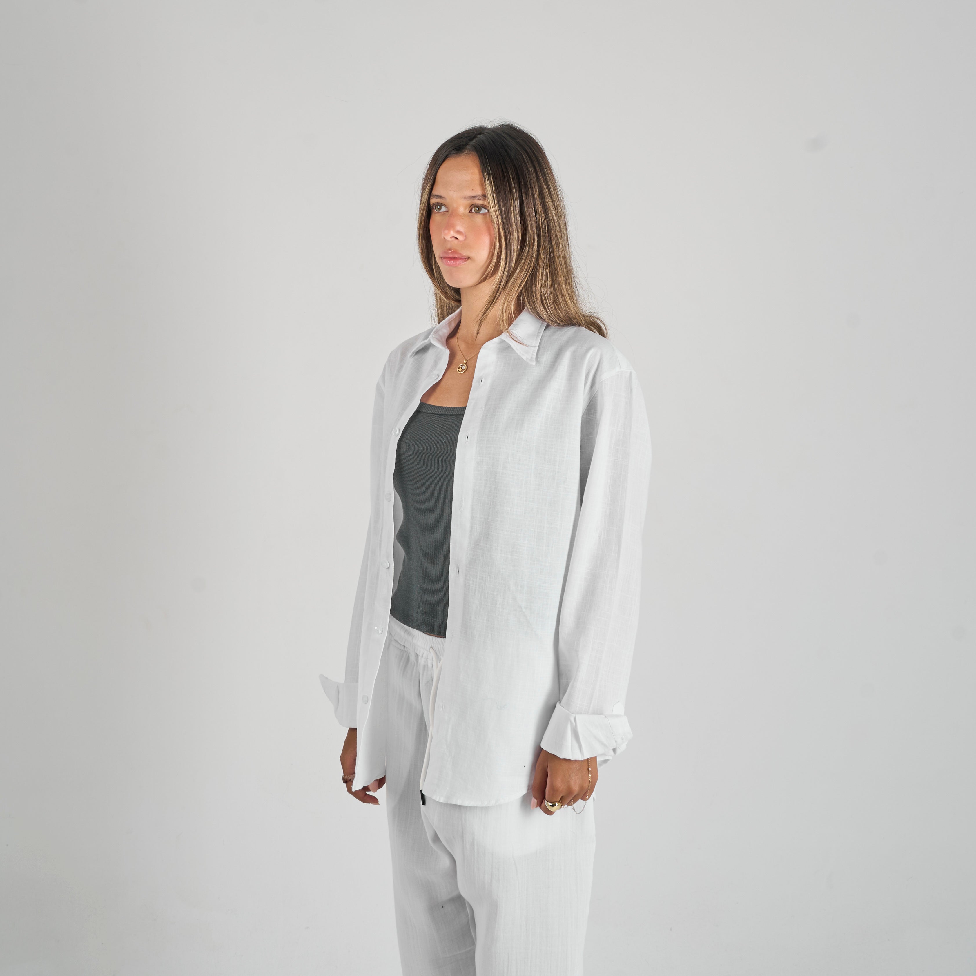 Linen Shirt - White