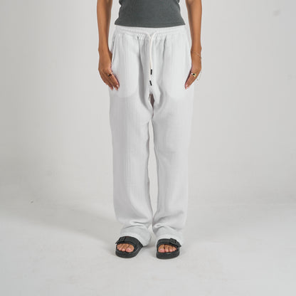 White Linen Pants