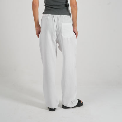 White Linen Pants