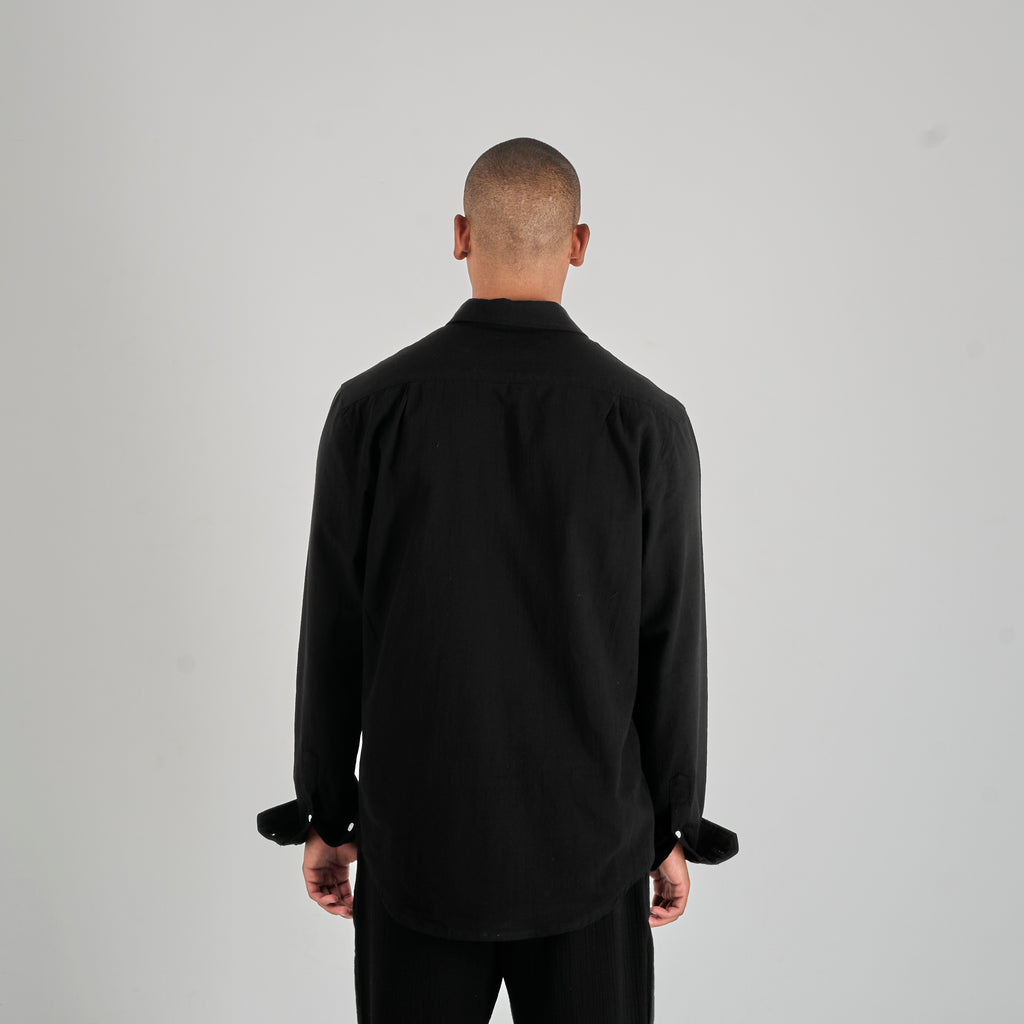 Linen Shirt - Black