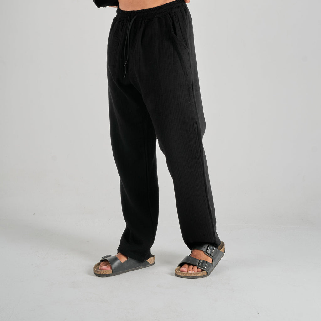 Linen Pants - Black