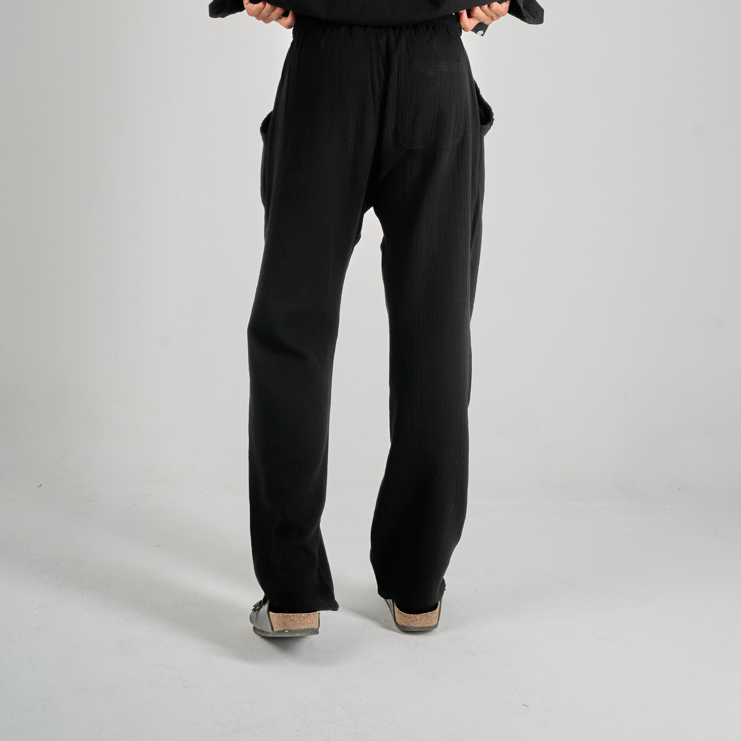 Linen Pants - Black