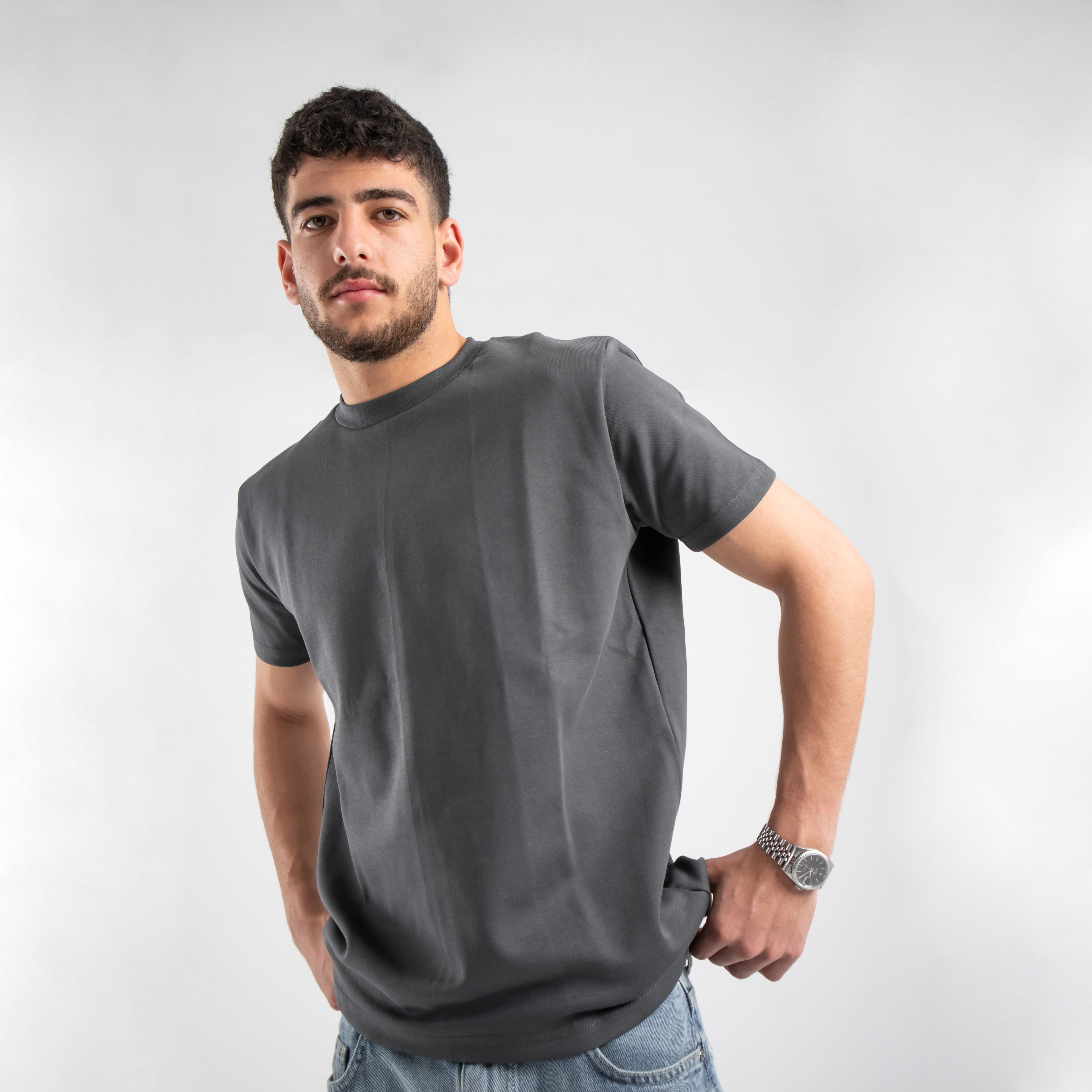 Regular Tee - Charcoal Grey