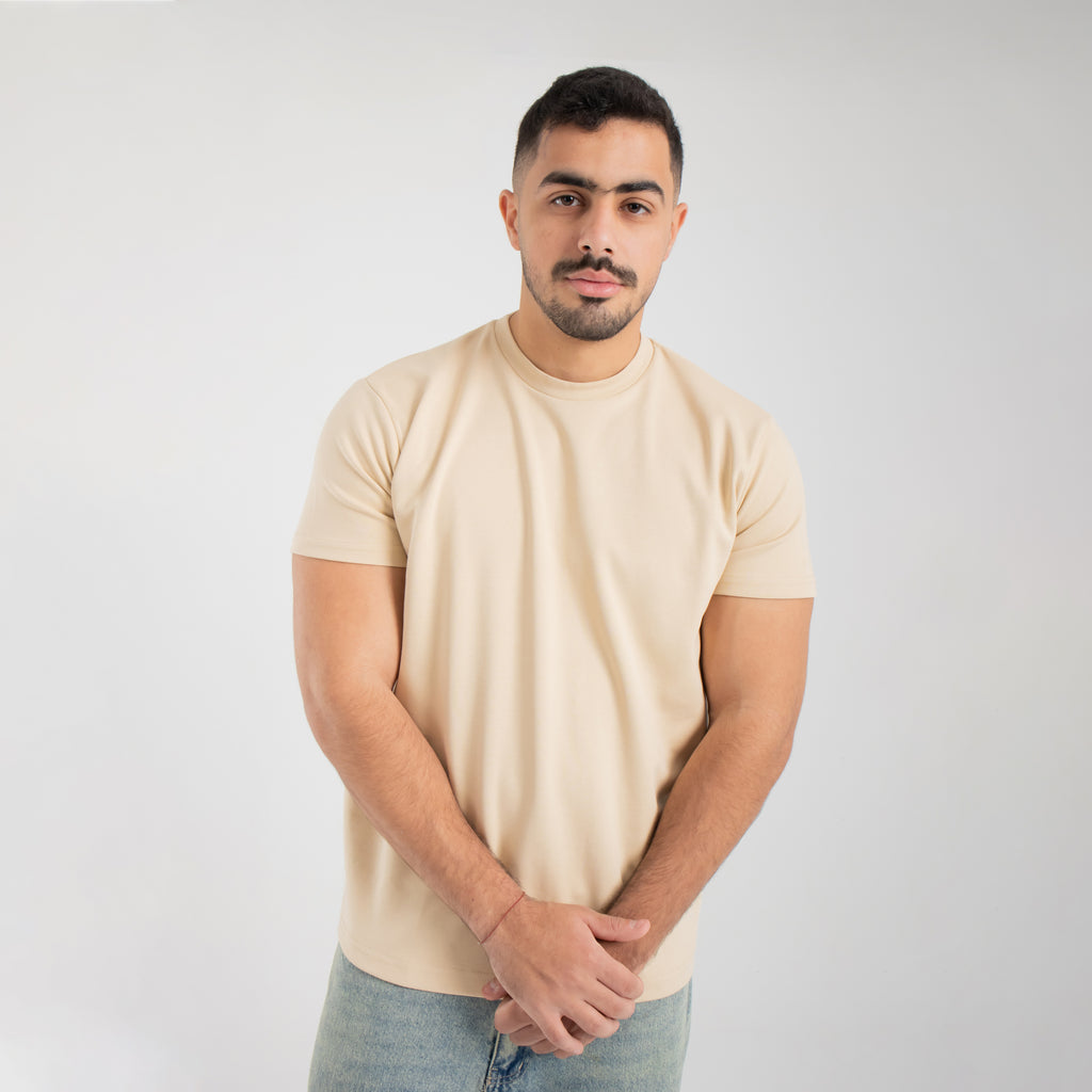 Regular Tee - Beige