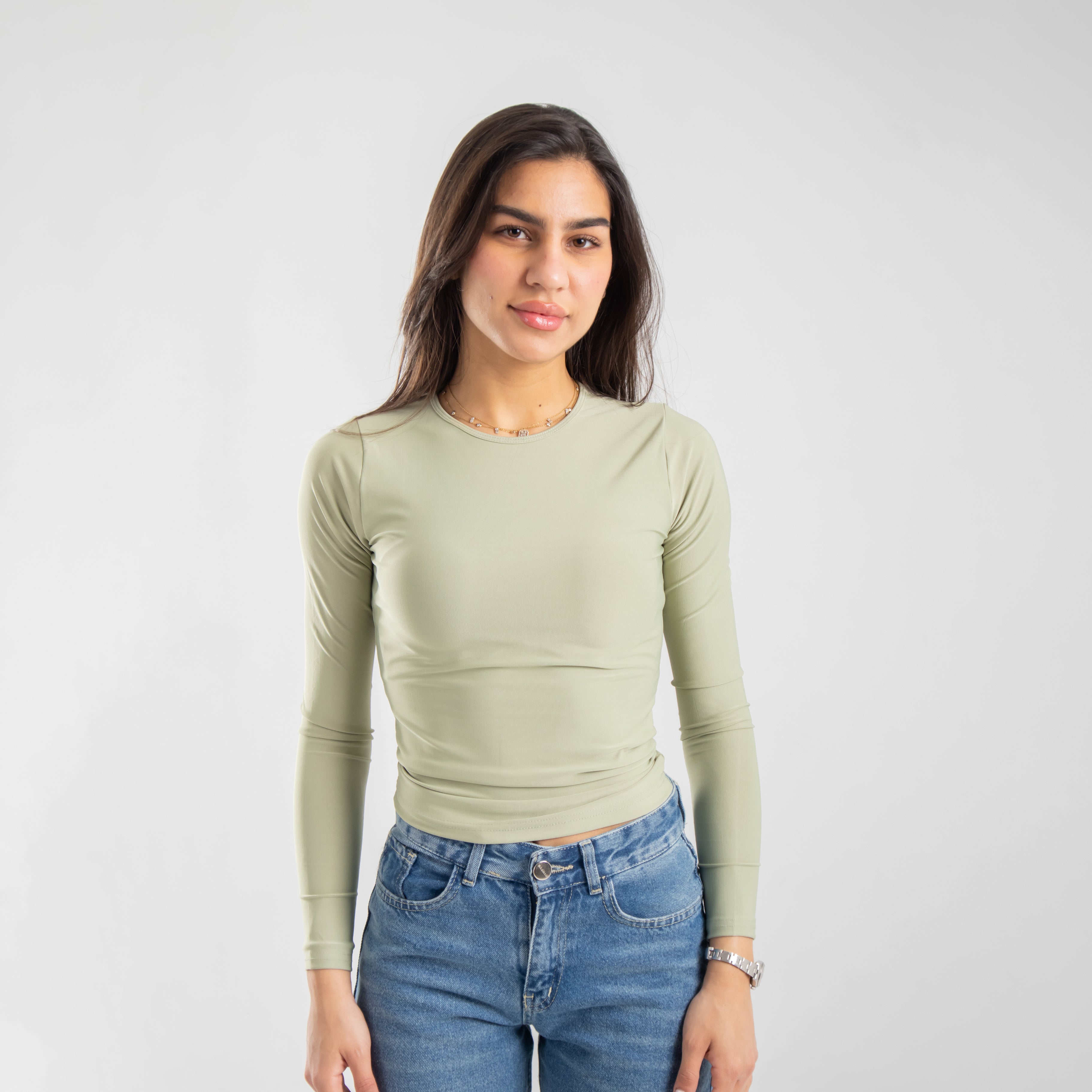 Microfiber Long Sleeve Top