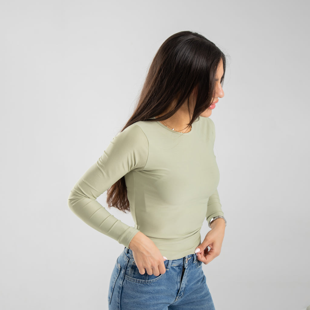 Microfiber Long Sleeve Top