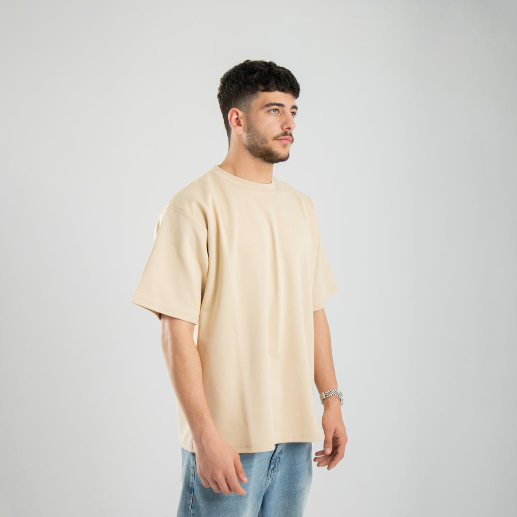 Oversized Tee - Beige