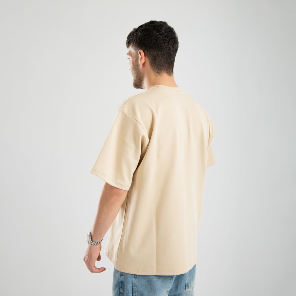 Oversized Tee - Beige