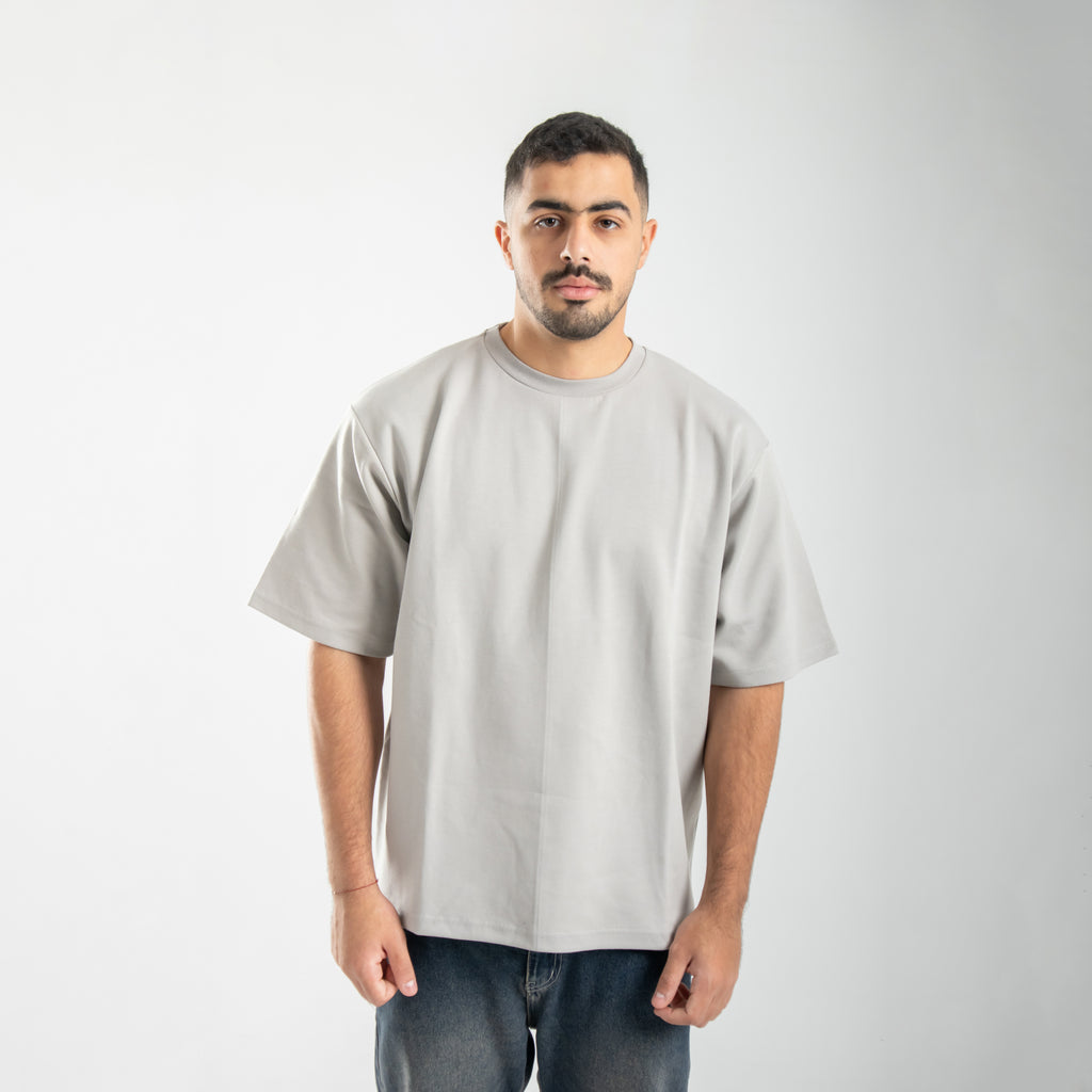 Oversized Tee - Light Grey